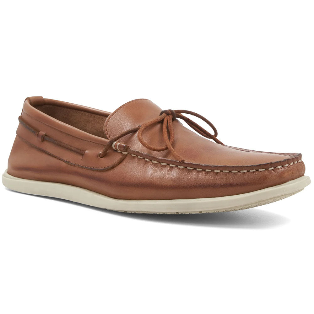 Bruno Magli Starboard Leather Moccasin Brown