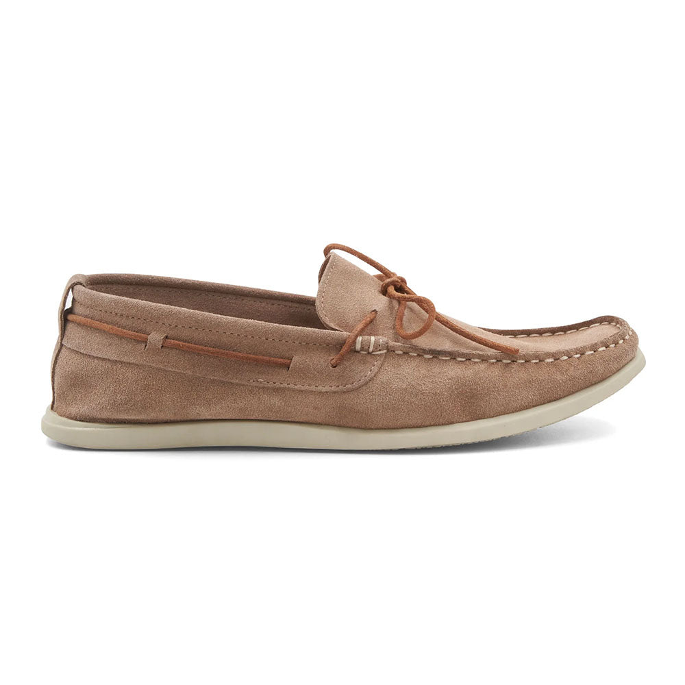 Bruno Magli Starboard Suede Moccasin Taupe