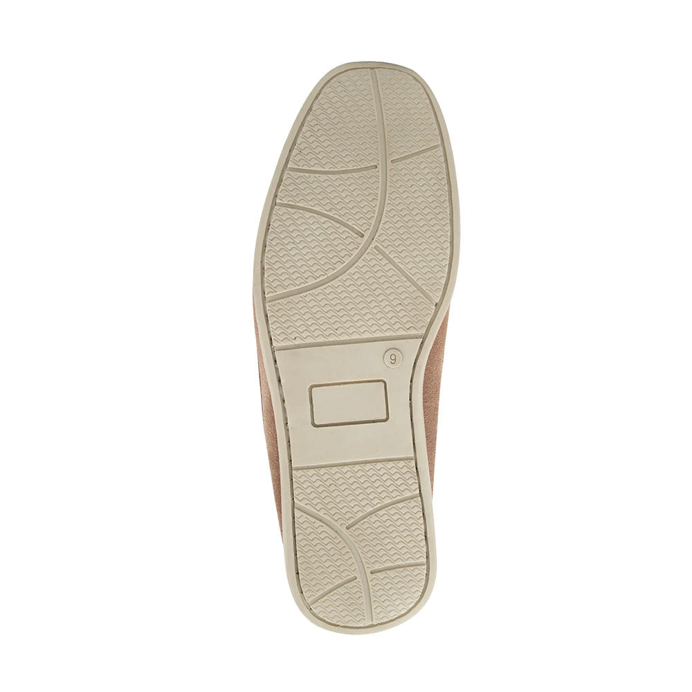 Bruno Magli Starboard Suede Moccasin Taupe