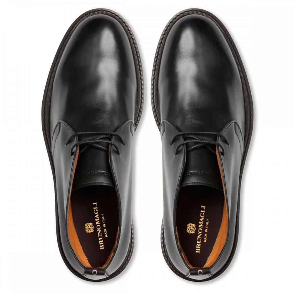 Bruno Magli Taddeo Classic Leather Chukka Boot Black