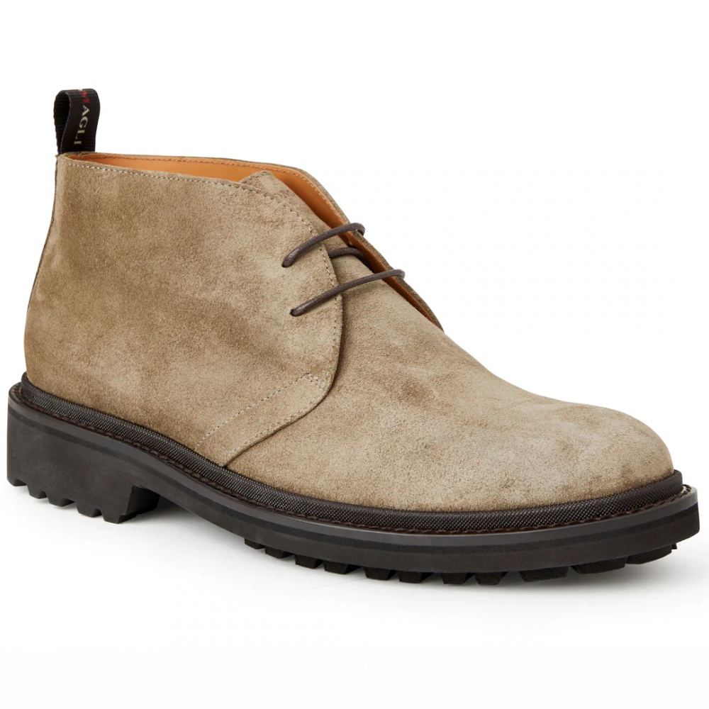 Bruno Magli Taddeo Classic Suede Chukka Boot Taupe