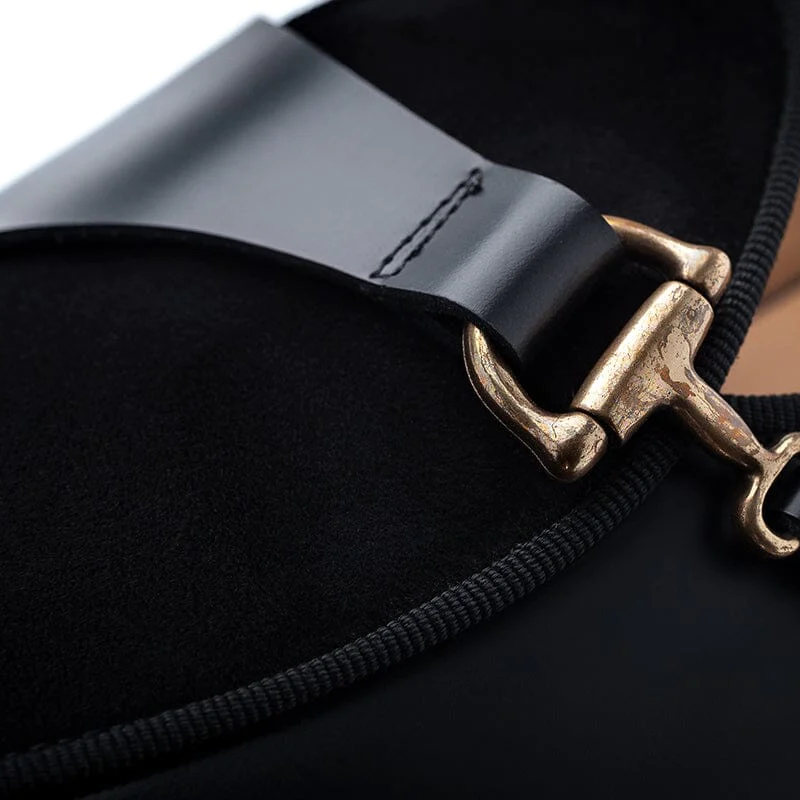 Superglamourous Tangerine 12 Cordovan Mules Black
