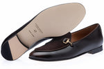 Superglamourous Tangerine 12 Cordovan Belgian Loafers Brown