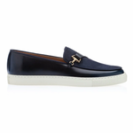 Superglamourous Tangerine 12 Cordovan Skate Navy