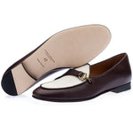 Superglamourous Tangerine 12 Rete Belgian Loafers Cocoa