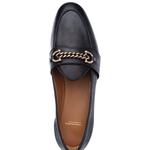 Superglamourous Tangerine 14 Maranello Belgian Loafers Black