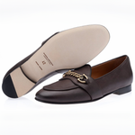 Superglamourous Tangerine 14 Maranello Belgian Loafers Cocoa