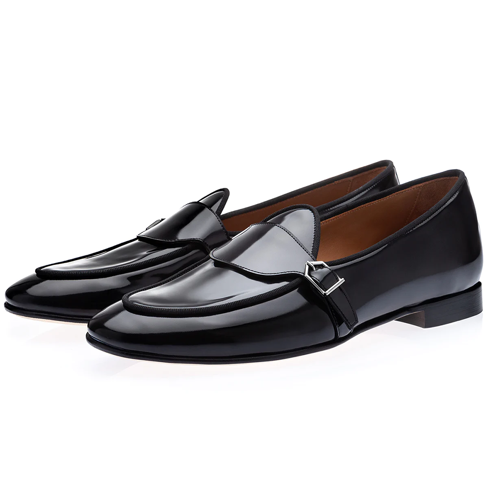 Superglamourous Tangerine 15.1 Belgian Brushed Loafers Black