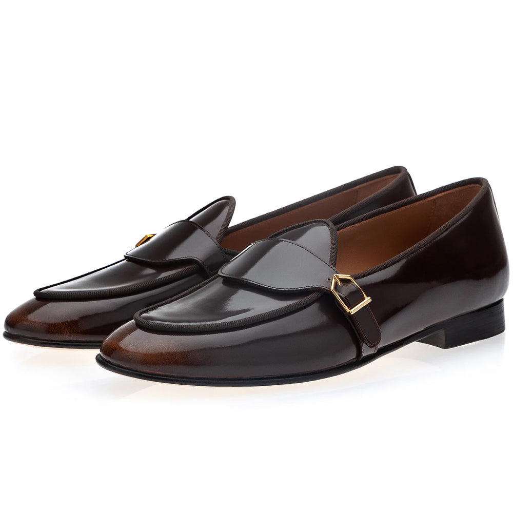 Superglamourous Tangerine 15.1 Belgian Brushed Loafers Cocoa