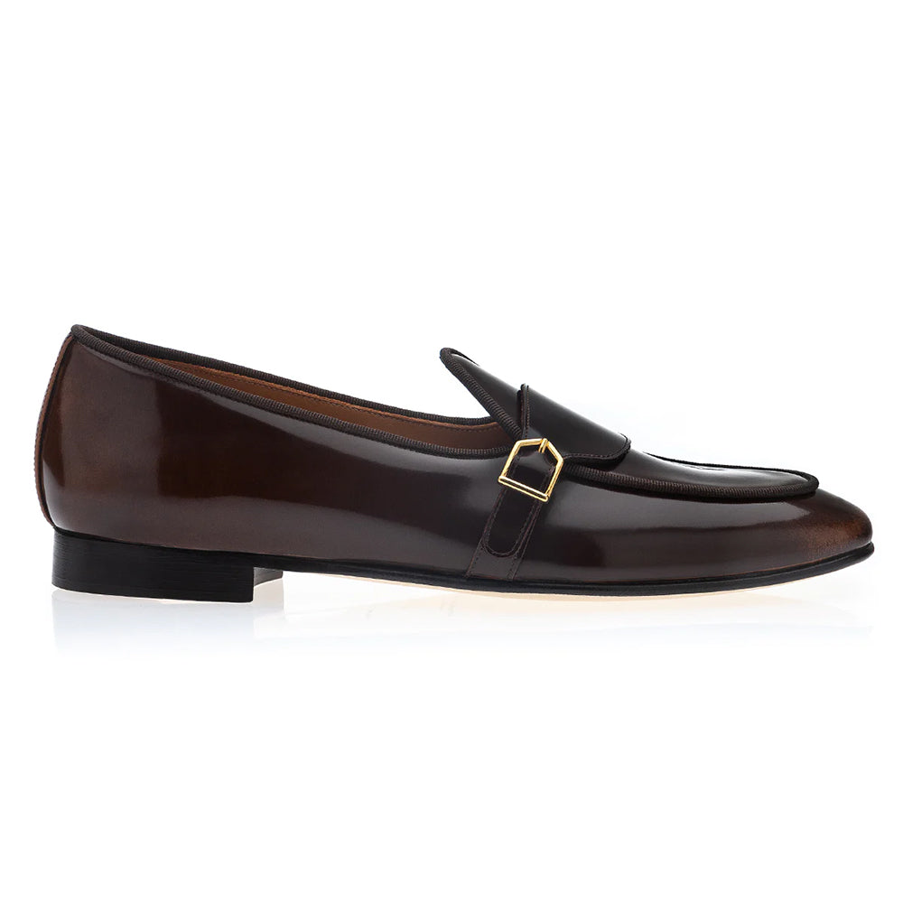Superglamourous Tangerine 15.1 Belgian Brushed Loafers Cocoa