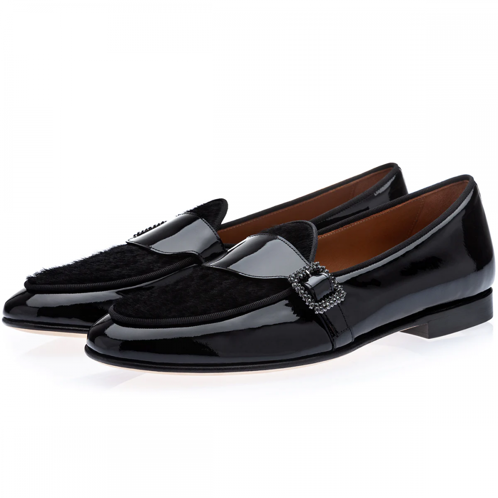 Superglamourous Tangerine 15 Belgian Loafers Multi Black