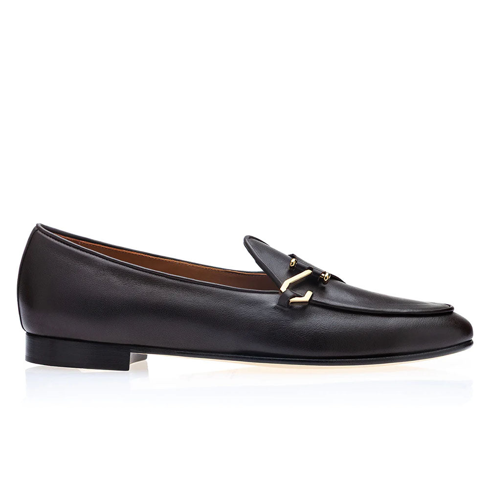 Superglamourous Tangerine 16 Guanto Belgian Loafers Cocoa