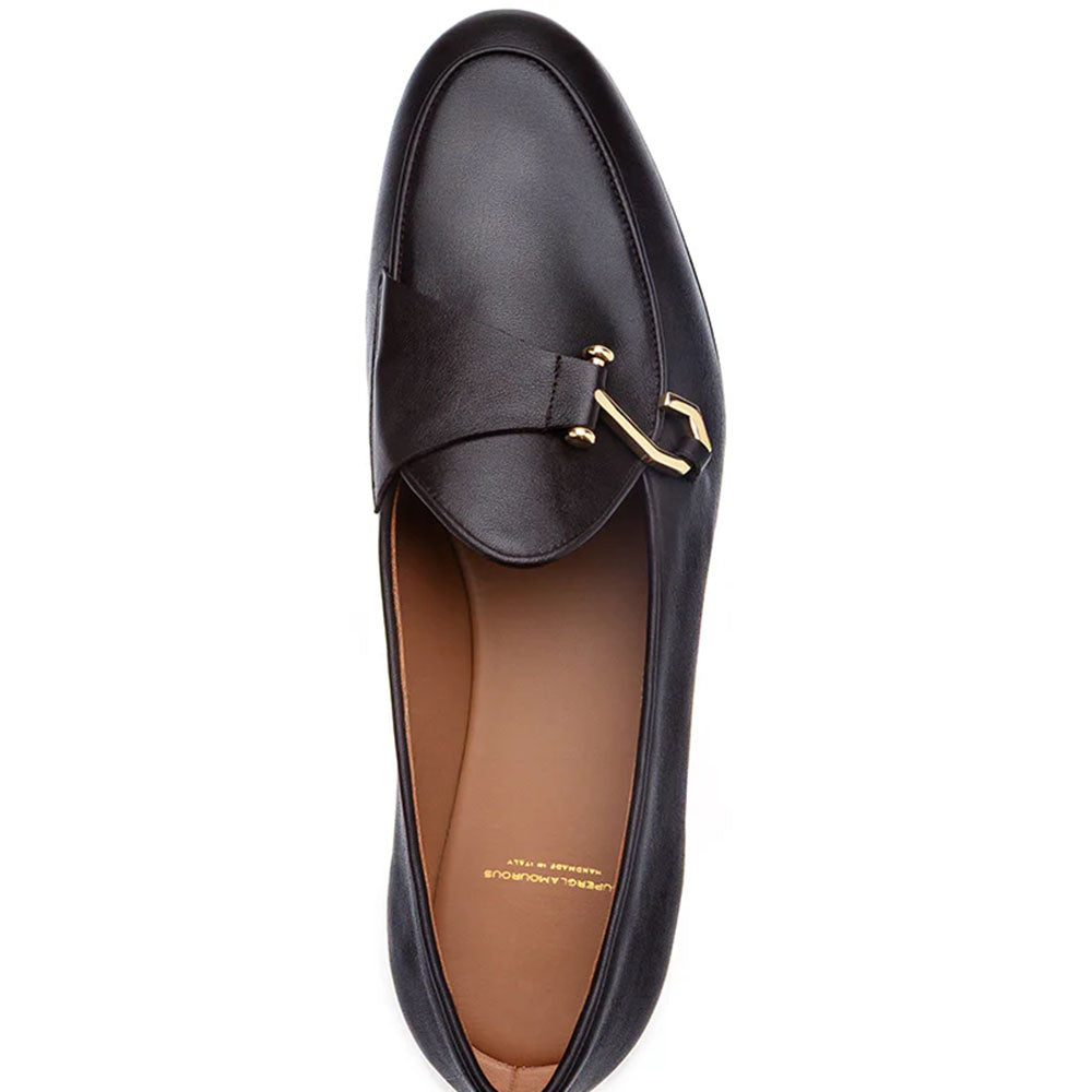 Superglamourous Tangerine 16 Guanto Belgian Loafers Cocoa