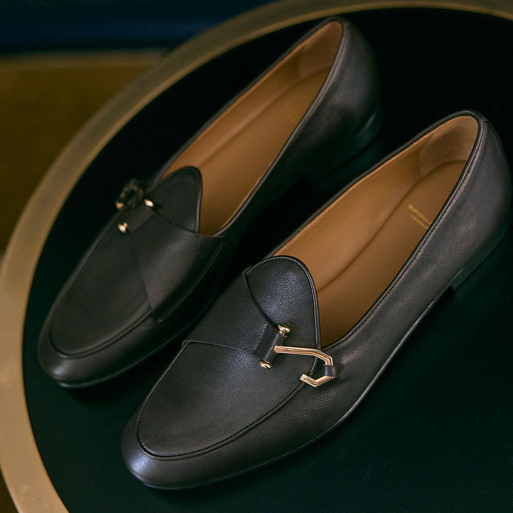 Superglamourous Tangerine 16 Guanto Belgian Loafers Cocoa