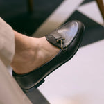 Superglamourous Tangerine 16 Guanto Belgian Loafers Cocoa