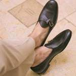 Superglamourous Tangerine 16 Guanto Belgian Loafers Cocoa