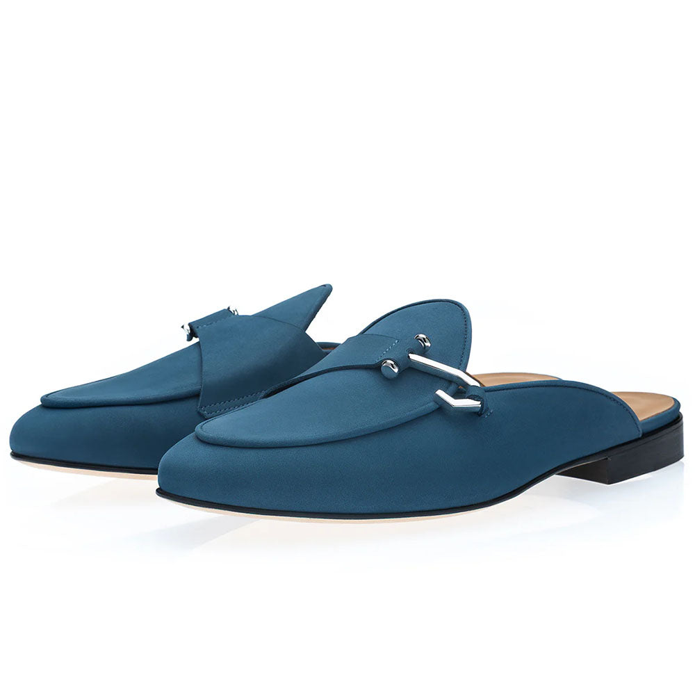 Superglamourous Tangerine 16 Nabuk Mules Avio