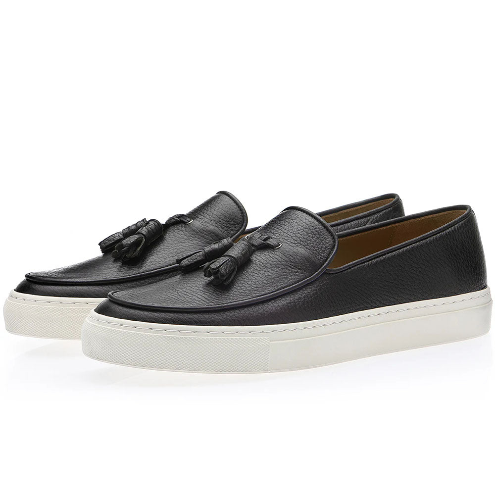 Superglamourous Tangerine 2 Skate Deerskin Sneakers Cocoa
