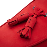 Superglamourous Tangerine 2 Nabuk Belgian Loafers Red