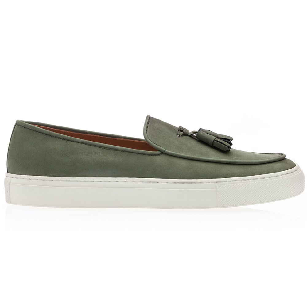 Superglamourous Tangerine 2 Skate Nabuk Sneakers Sage