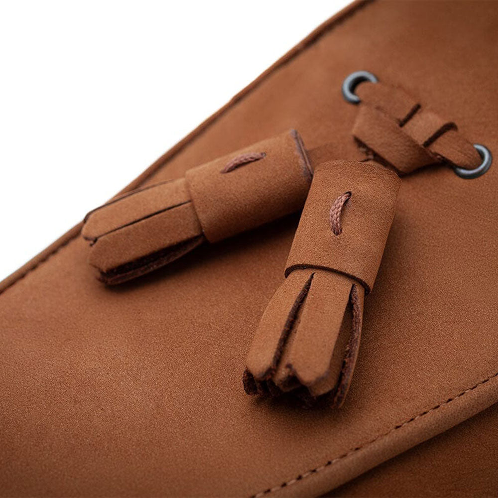 Superglamourous Tangerine 2 Nabuk Belgian Loafers Tobacco