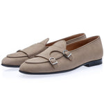 Superglamourous Tangerine 7-R Oregon Belgian Loafers Taupe