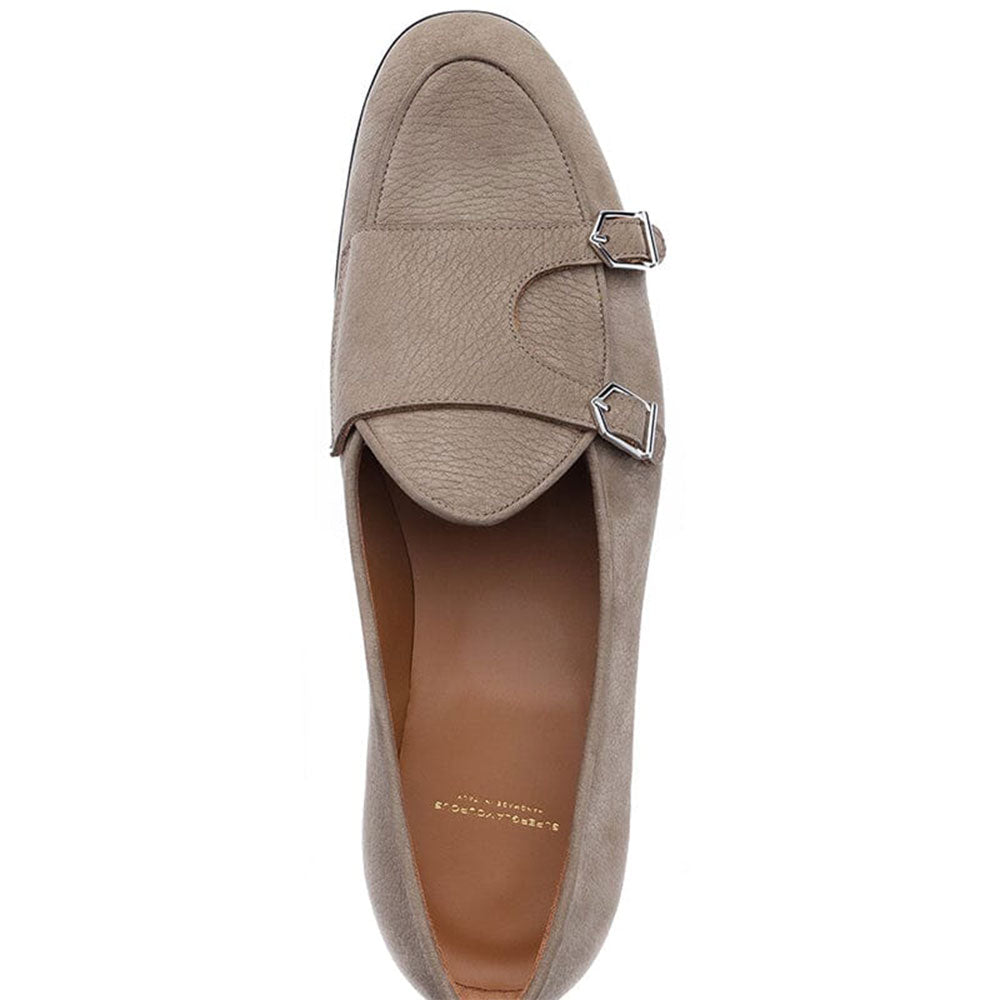 Superglamourous Tangerine 7-R Oregon Belgian Loafers Taupe