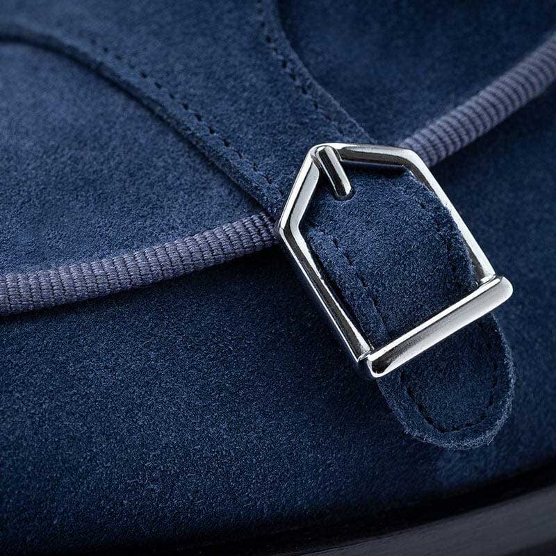 Superglamourous Tangerine 7-T Softy Belgian Loafers Blue