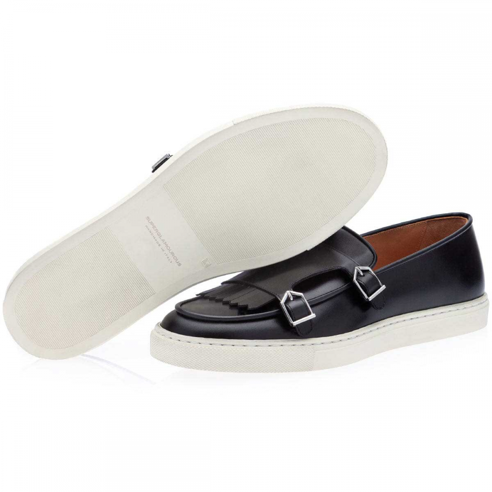 Superglamourous Tangerine 7.1 Nappa Skate Black