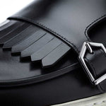 Superglamourous Tangerine 7.1 Nappa Skate Black