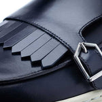 Superglamourous Tangerine 7.1 Nappa Skate Navy