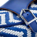 Superglamourous Tangerine 7 Janeiro Mule Navy