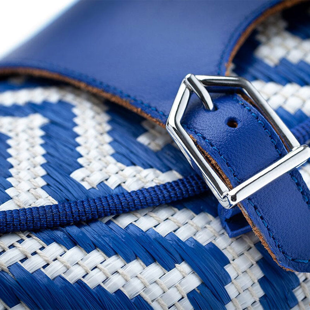 Superglamourous Tangerine 7 Janeiro Mule Navy