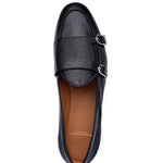 Superglamourous Tangerine 7 Tejus Belgian Loafers Black