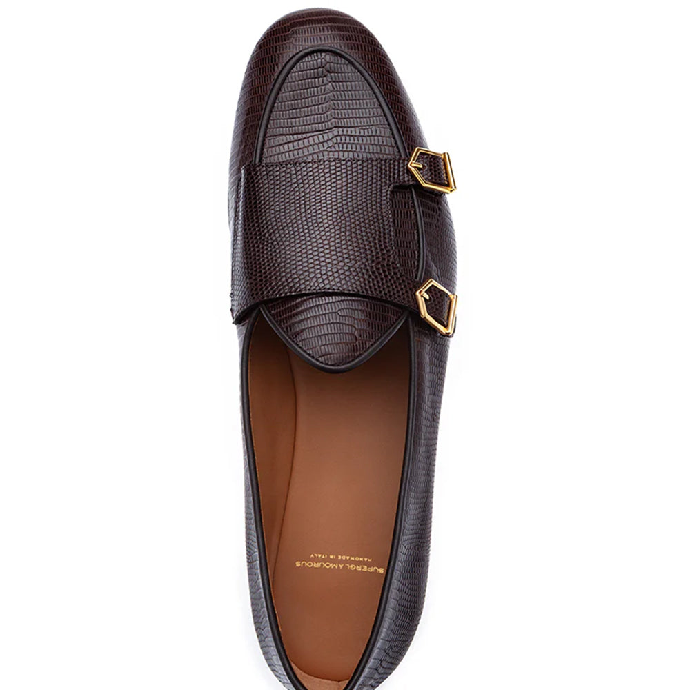 Superglamourous Tangerine 7 Tejus Belgian Loafers Cocoa