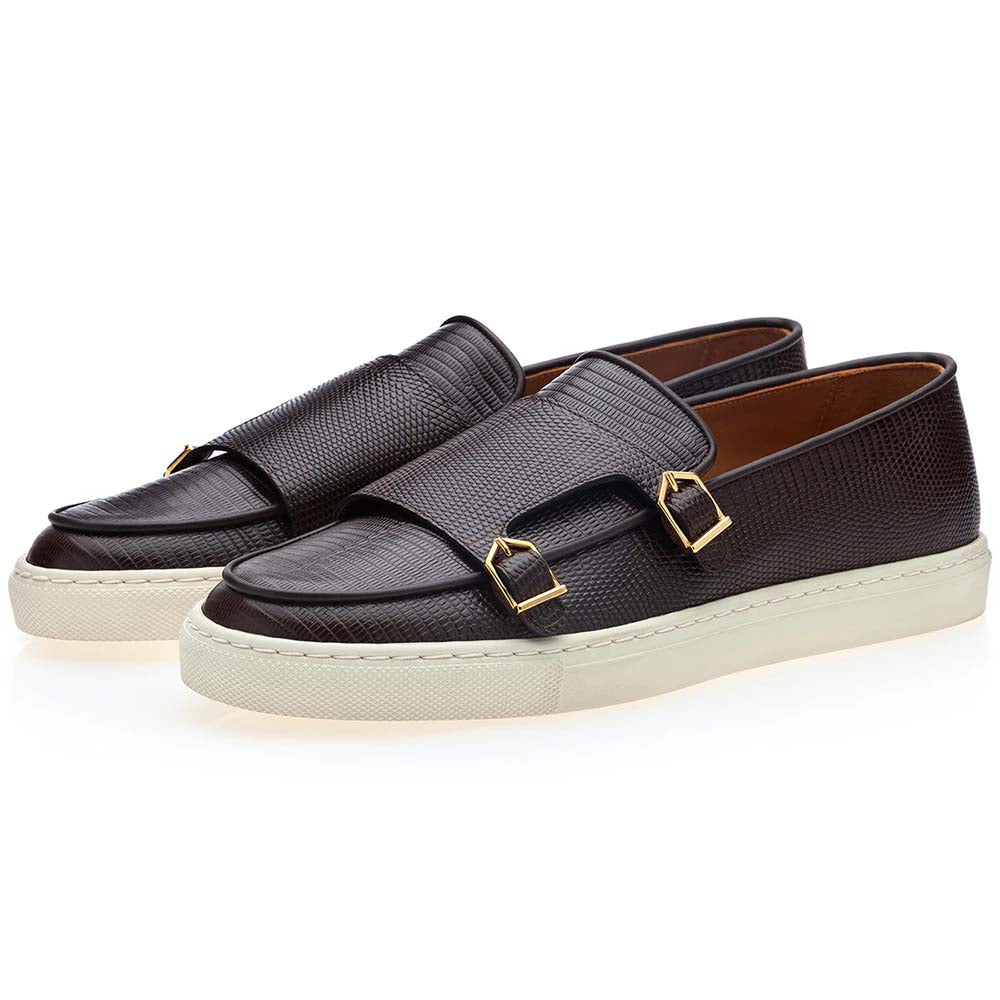 Superglamourous Tangerine 7 Tejus Skate Sneakers Cocoa