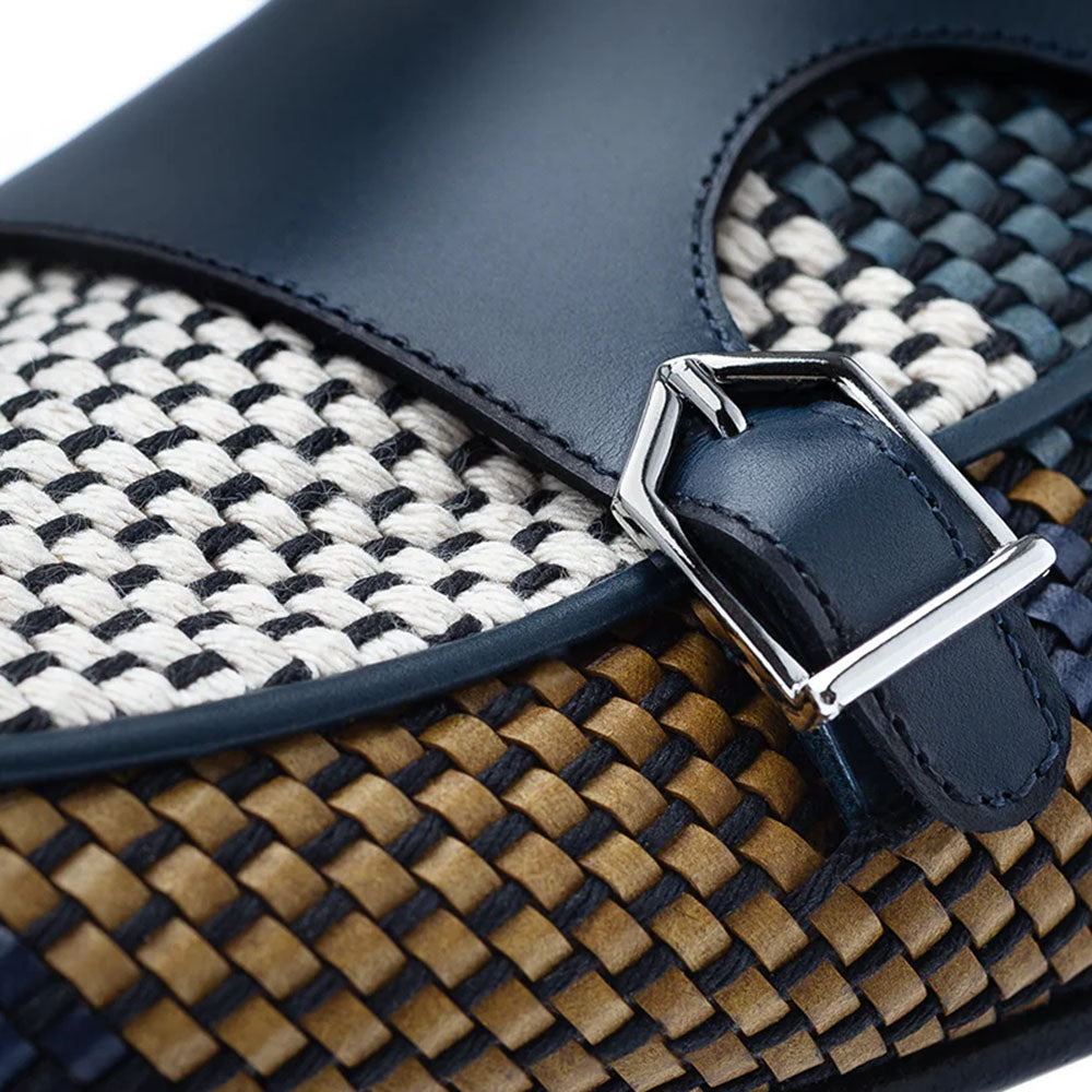 Superglamourous Tetris Mules Azure