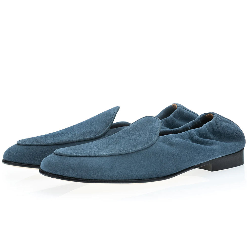 Superglamourous Tangerine Unlined Softy Belgian Loafers Avio