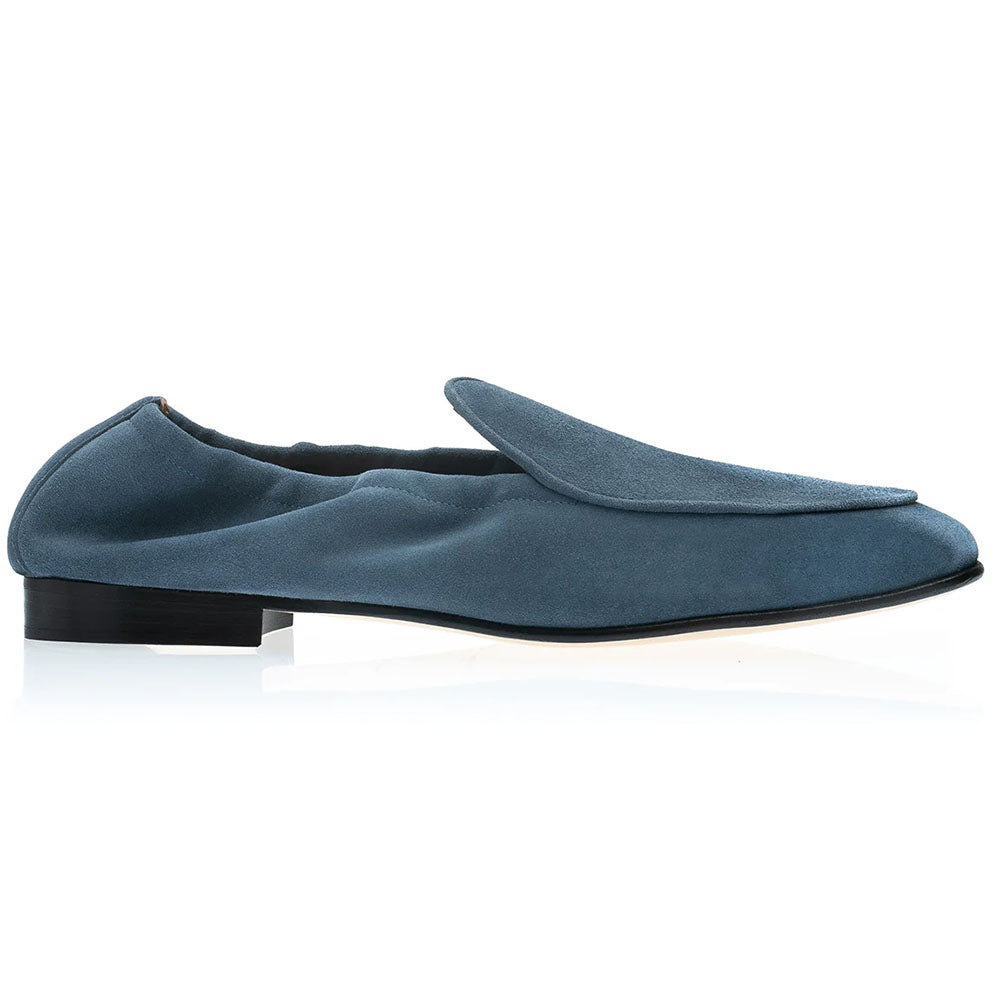Superglamourous Tangerine Unlined Softy Belgian Loafers Avio