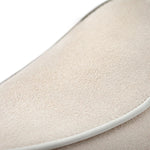 Superglamourous Tangerine Velukid Airwalk Slip-On Sneakers Beige