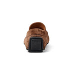 Bruno Magli Taranto Suede Penny Driver Brown
