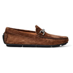 Bruno Magli Taso Suede Bit Driver Brown