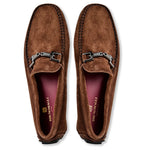 Bruno Magli Taso Suede Bit Driver Brown