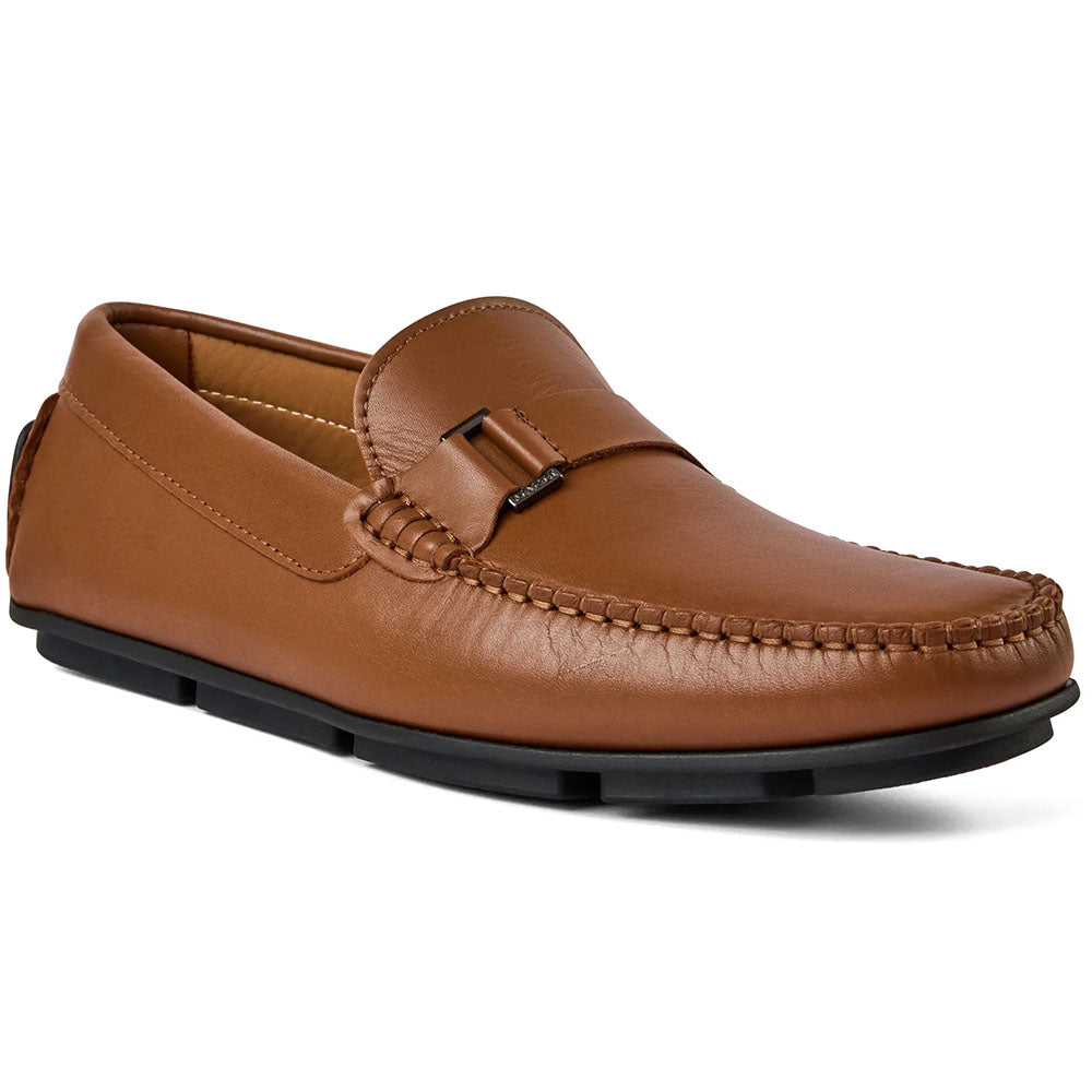 Bruno Magli Tazio Leather Bit Driver Cognac