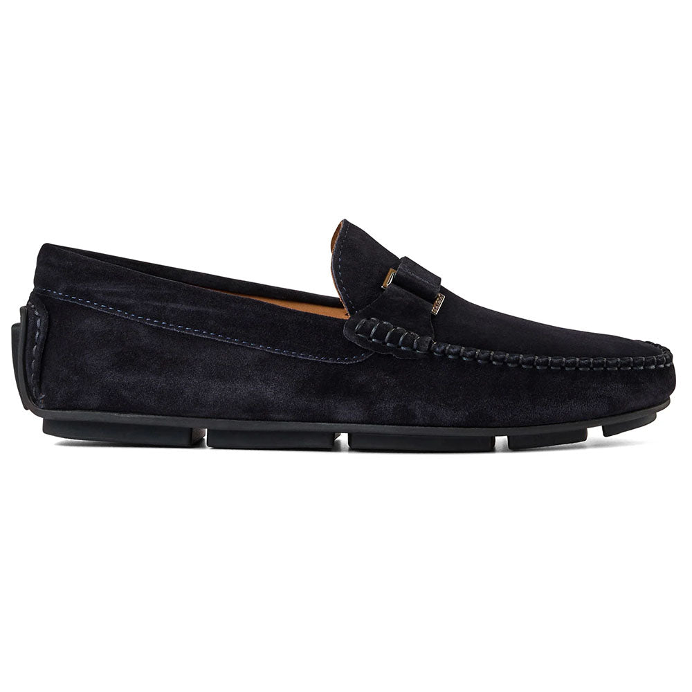 Bruno Magli Tazio Suede Bit Driver Navy