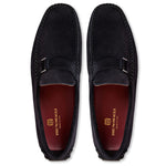 Bruno Magli Tazio Suede Bit Driver Navy