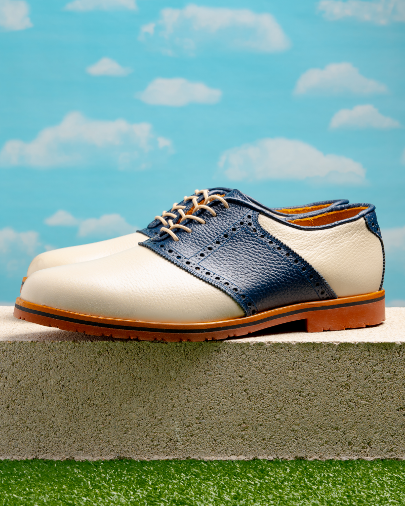 TB Phelps Oxford Shoes Ivory / Navy