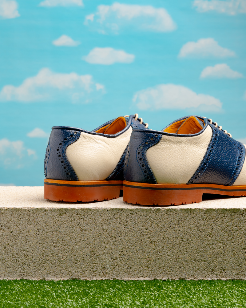 TB Phelps Oxford Shoes Ivory / Navy