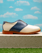 TB Phelps Oxford Shoes Ivory / Navy