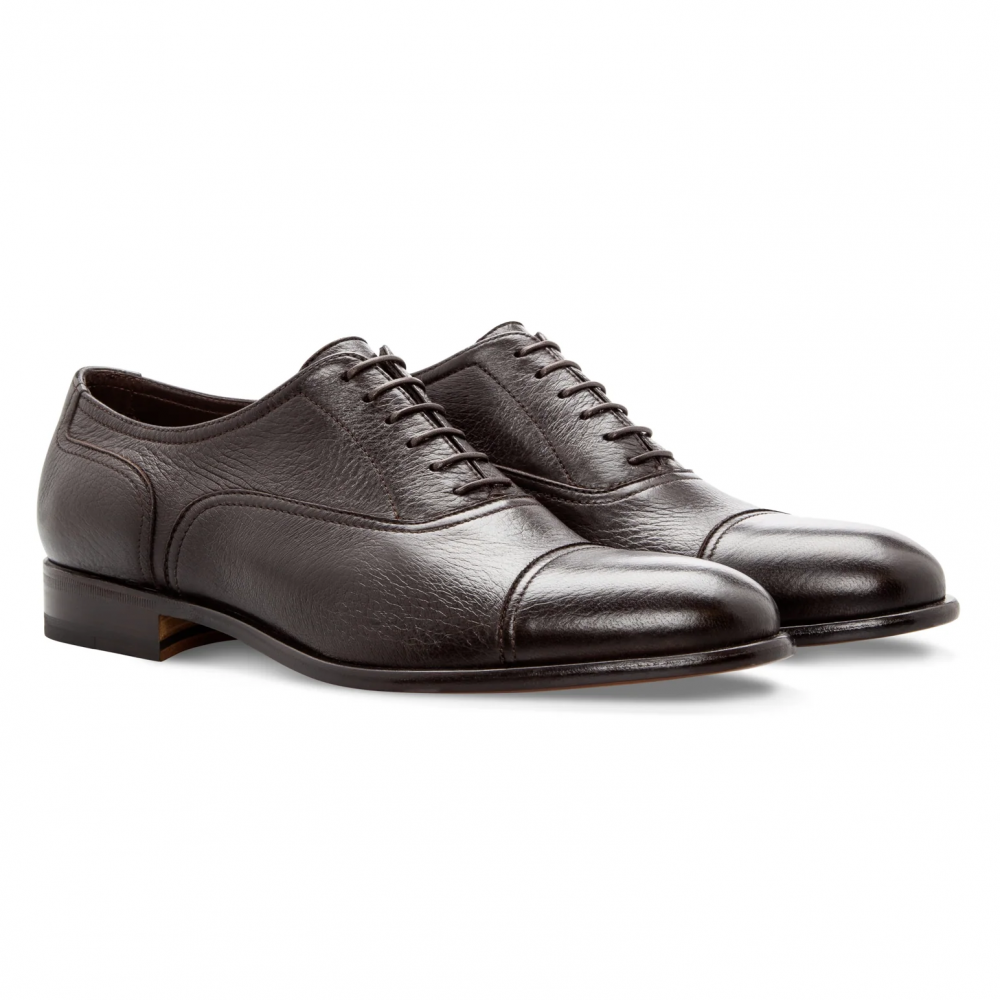 Moreschi Tirana Deerskin Oxfords Brown